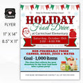 holiday food drive flyer